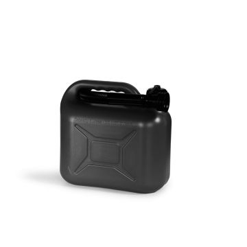 5 Litre UN Black Fuel Can with Cap, Strap and Hose