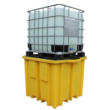IBC Spill Pallet with Grid – 4-Way Forklift Access