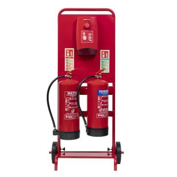 Firechief Double Trolley Construction Site Bundle - Alarm
