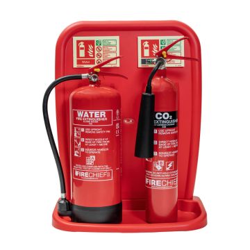 Firechief Double Stand & Extinguisher Bundle