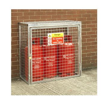 Galvanized Gas Storage Cage  1000 x 1000 x 500