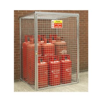 Galvanized Gas Storage Cage  1800 x 1200 x 1200